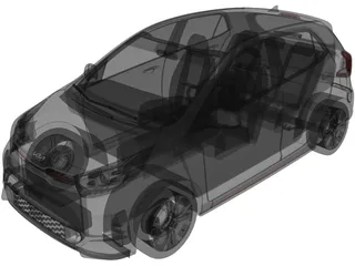 Kia Picanto GT line (2021) 3D Model preview