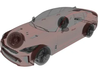 Kia Stinger GT FL (2022) 3D Model preview