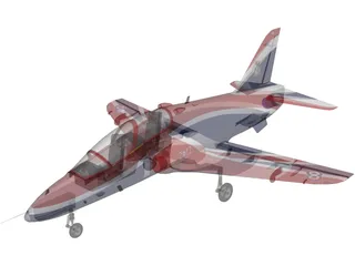 BAE Hawk T1 3D Model preview
