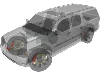 GMC Yukon 3D Model preview