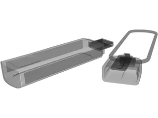 USB Pen 3D Model preview