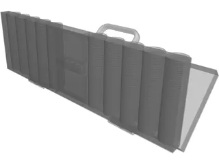 Poker Case 3D Model preview