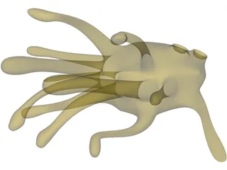 Extra Terrestial Fish 3D Model preview