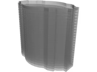 Berlin City House 3D Model preview