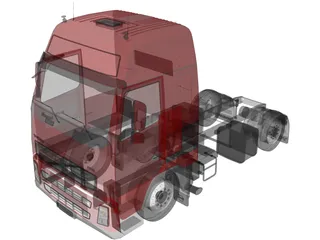 Volvo FH16 (2007) 3D Model preview