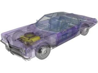 Chevrolet Impala (1972) 3D Model preview