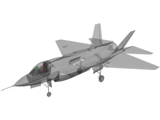 Lockheed Martin JSF F-35 3D Model preview