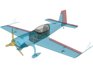 Extra 300L 3D Model preview