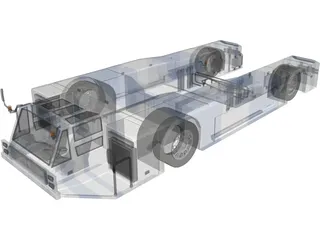Airplane Truck 3D Model preview