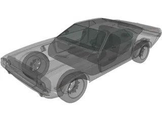 Dodge Challenger 3D Model preview