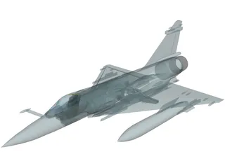 Dassault Mirage 2000-5 3D Model preview