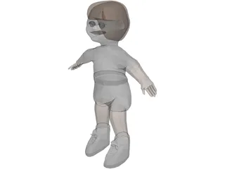 Doll Boy 3D Model preview