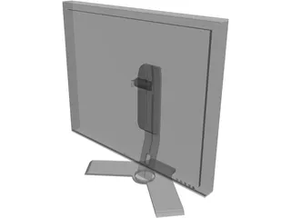 Monitor Dell 3D Model preview