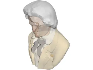Ludwig van Beethoven 3D Model preview