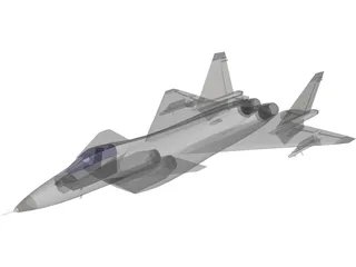 MiG-1.44 (MiG-39) 3D Model preview