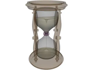 Hourglasess 3D Model preview