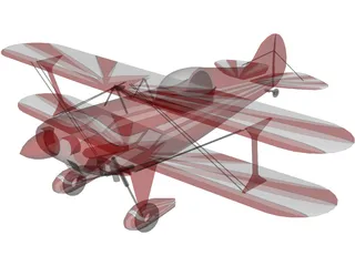 Pitts Special 3D Model preview