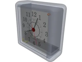 Alarm Clock 3D Model preview