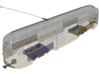 Train Car 3D Model preview
