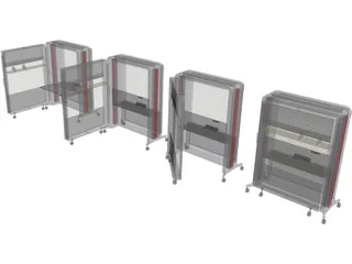 Mobile Stand 3D Model preview