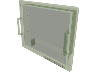 Barco Ruggedised Display 19 Inch 3D Model preview
