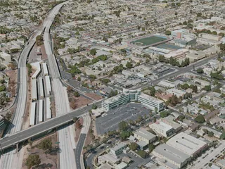 Hollywood City, USA (2021) 3D Model preview