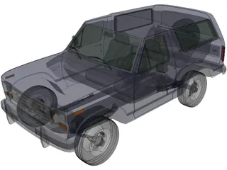 Ford Bronco (1982) 3D Model preview