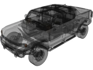 GMC Hummer EV (2022) 3D Model preview