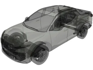 Hyundai Santa Cruz (2022) 3D Model preview