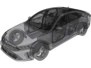 Kia K5 GT-Line CN (2021) 3D Model preview