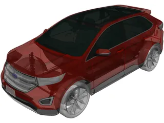 Ford Edge (2015) 3D Model preview