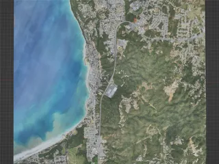 Aguadilla City, Puerto Rico (2021) 3D Model preview