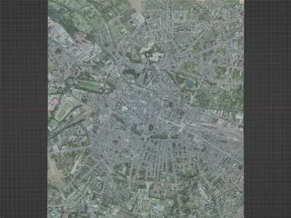 Amiens City, France (2021) 3D Model preview