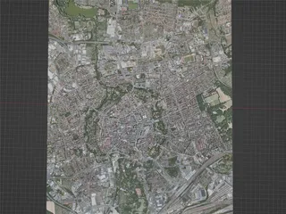 Braunschweig City, Germany (2021) 3D Model preview