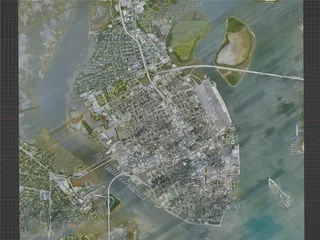 Charleston City, SC, USA (2021) 3D Model preview