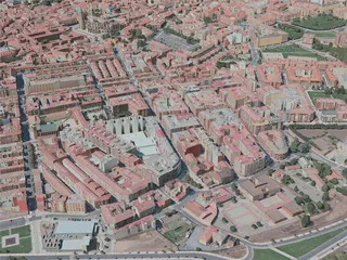 Leon City, Spain (2021) 3D Model preview