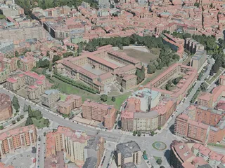 Oviedo City, Spain (2021) 3D Model preview