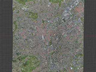 Clermont-Ferrand City, France (2021) 3D Model preview