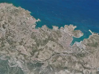 Collioure City, France (2021) 3D Model preview