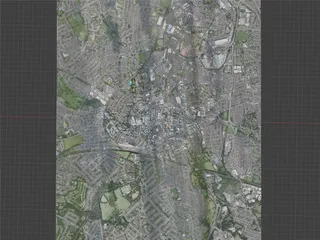 Coventry City, UK (2021) 3D Model preview