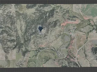 Devils Tower, USA (2021) 3D Model preview