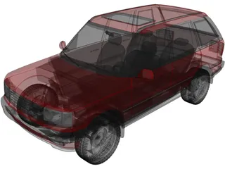 Range Rover II (1994) 3D Model preview