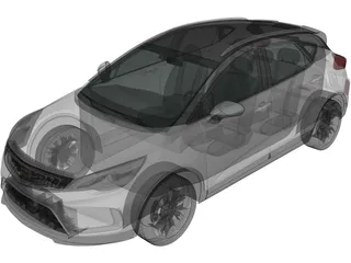 Geely Emgrand GS Dynamic (2019) 3D Model preview