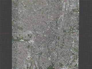 Dijon City, France (2021) 3D Model preview