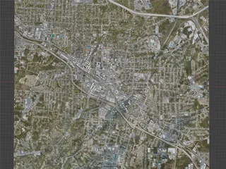 Durham City, USA (2021) 3D Model preview