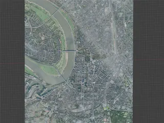 Dusseldorf City, Germany (2021) 3D Model preview