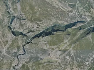 Gorges Du Verdon Canyon, France (2021) 3D Model preview