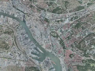 Gothenburg City, Sweden (2021) 3D Model preview