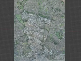 Hull City, UK (2021) 3D Model preview