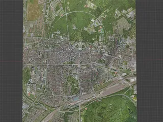 Karlsruhe City, Germany (2021) 3D Model preview